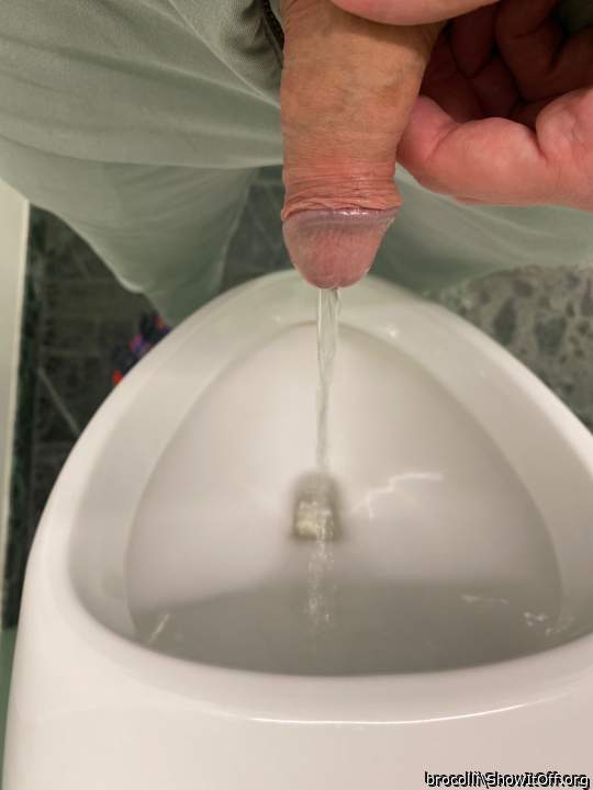 Looks good. That urinal is nearly full, use my mouth.    