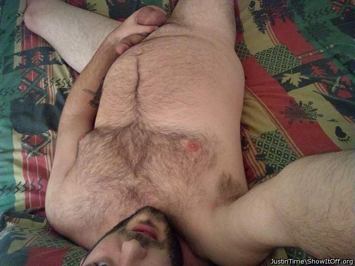 Relaxing in bed...