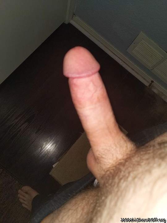 I'd drop to my knees to suck a load from your hot thick cock