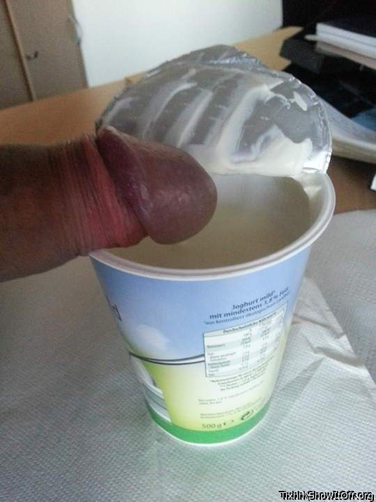 wird der joghurt noch verfeinert?   
