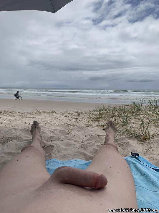 on the beach