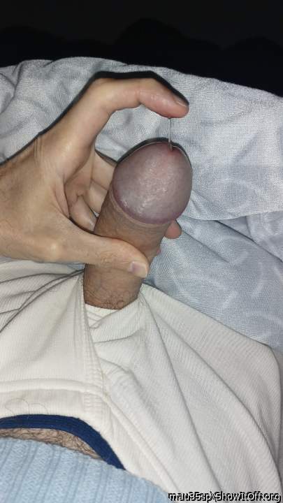So tight into my underwear...taking an air