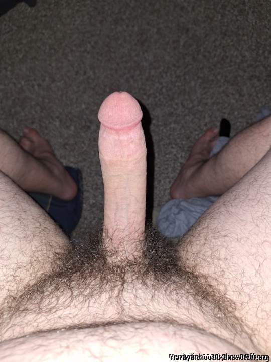Thick morning wood that was rock hard to the touch