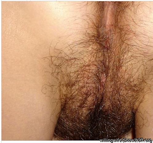 Mmmm nice hairy wet pussy