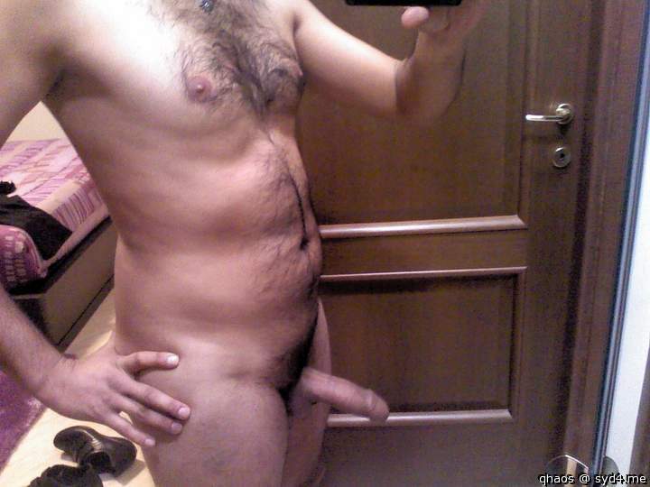 at the mirror