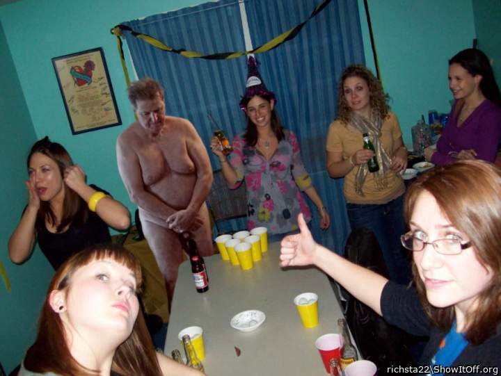 Loosing at beer-pong ... again.