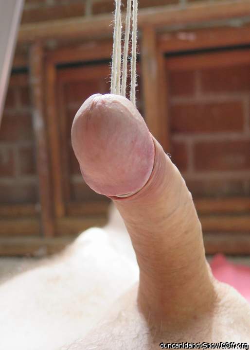 Screenshot from my new string wank video: Watch it!!