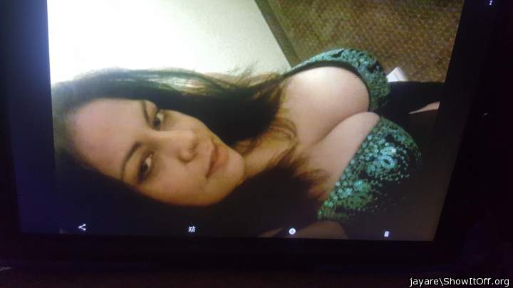 Sister inlaw. Pic I stole off her phone. I wanna suck those phat juicy tits