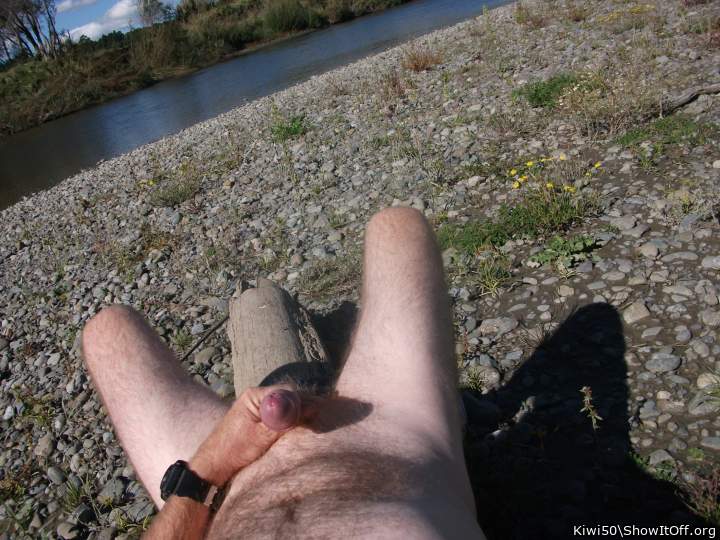 At the river again.