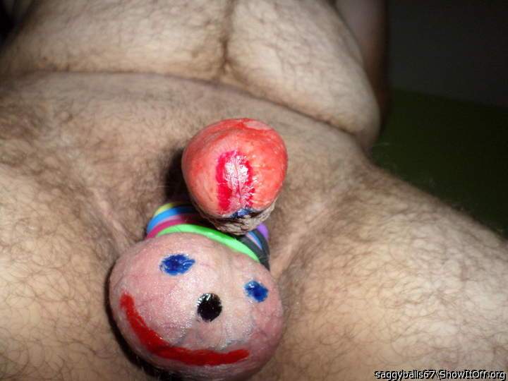 Face on balls - red head - [6-27-15-8177]