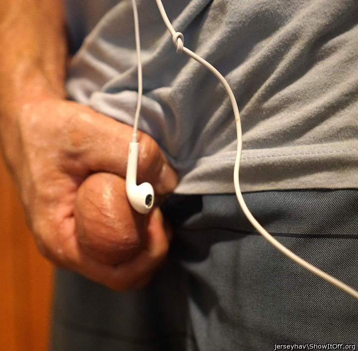 Nice plump testicle, maybe that's why you shoot your load so