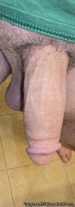 Semi hard cock