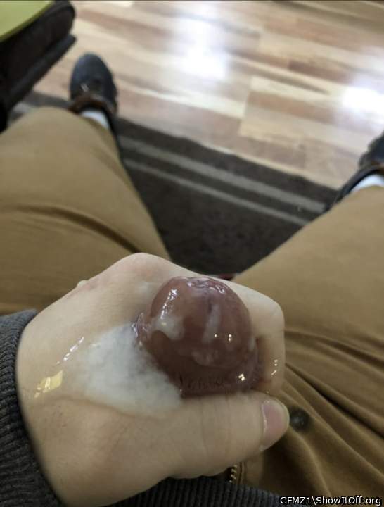 Lovely large load of cum !! Best not to let it go to waste s