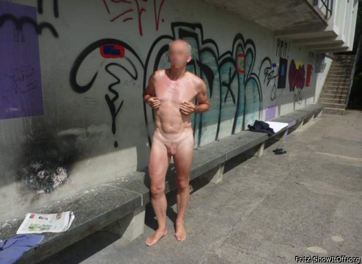 Male Slut at public place