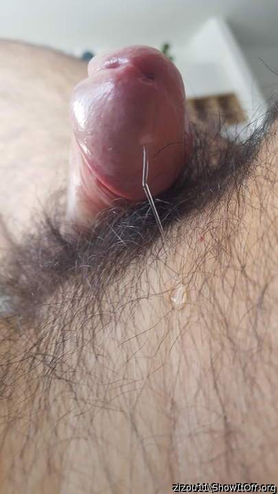 Precum on mushroom