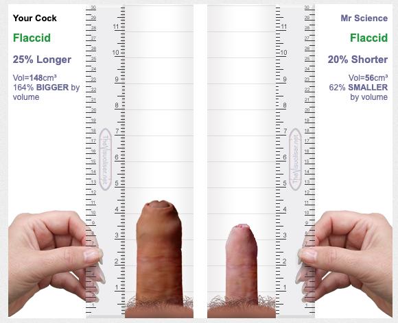 im probably bigger than you even when im flaccid