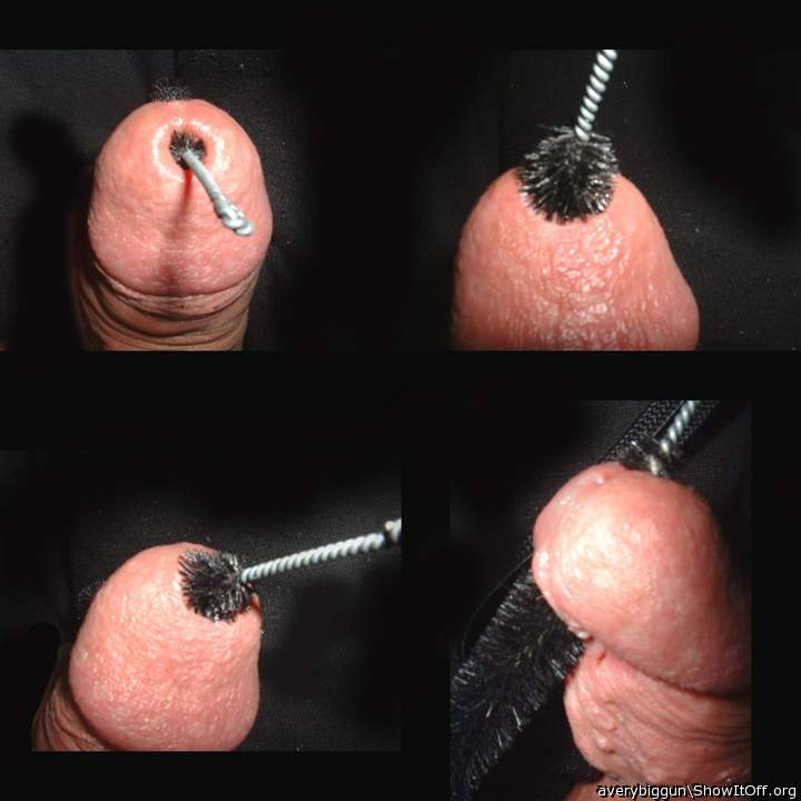 Cleaning pee hole