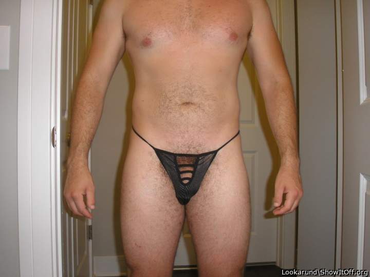 Looking good. impressive thong, when you have to dress up.  