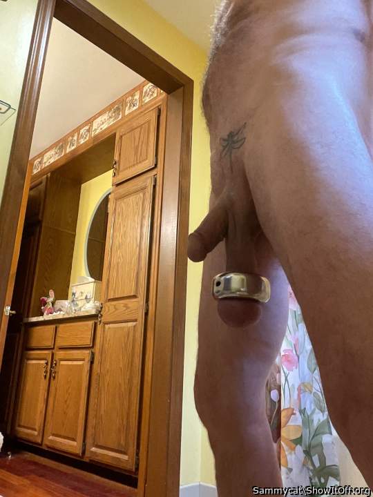 After a nice shower!