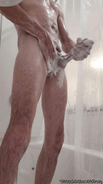 In the shower