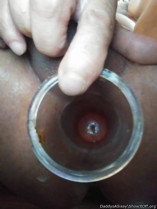 Look at this. Pink.Shaved.Deep.Fukd Gaped InnerSissys.Slit n cum 4  hard.  Men
