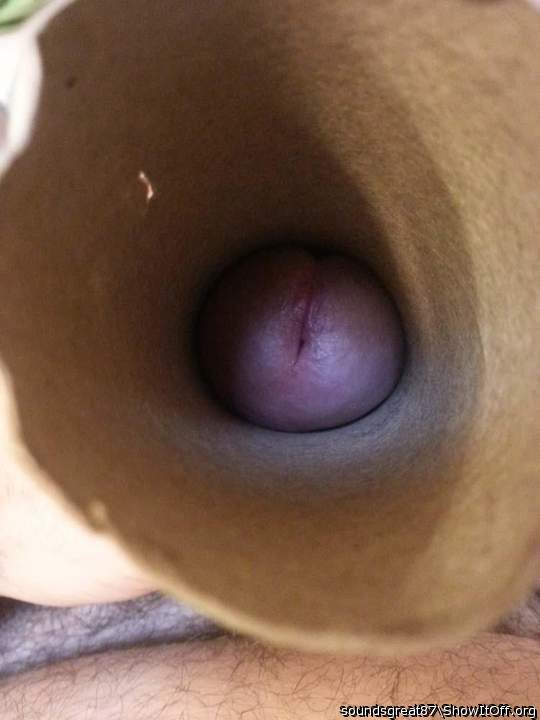 A view inside the tube... cave-dick!