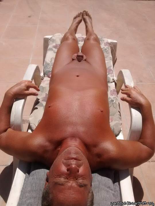 sunning my self