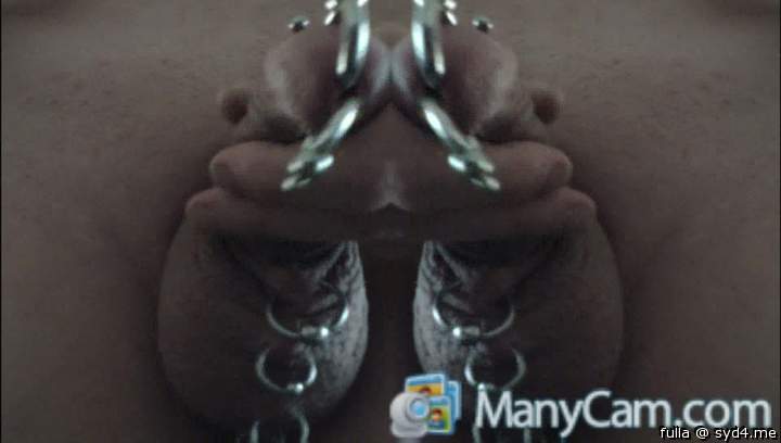 Pierced cock