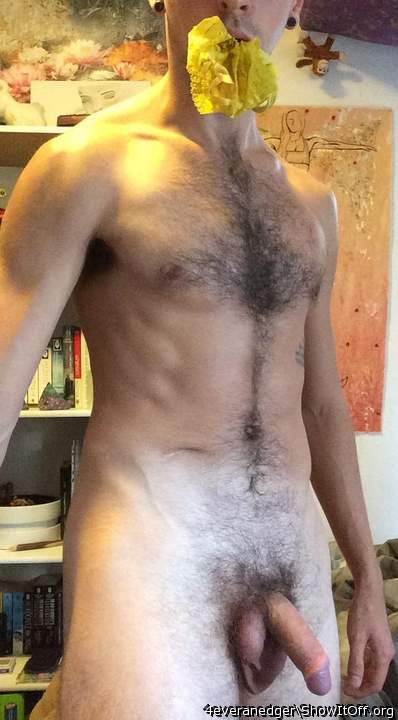 nice skinned back cock to reveal your knob, slack ball-sac s