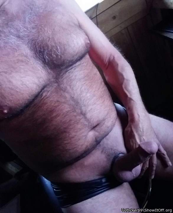 Black ring black leather