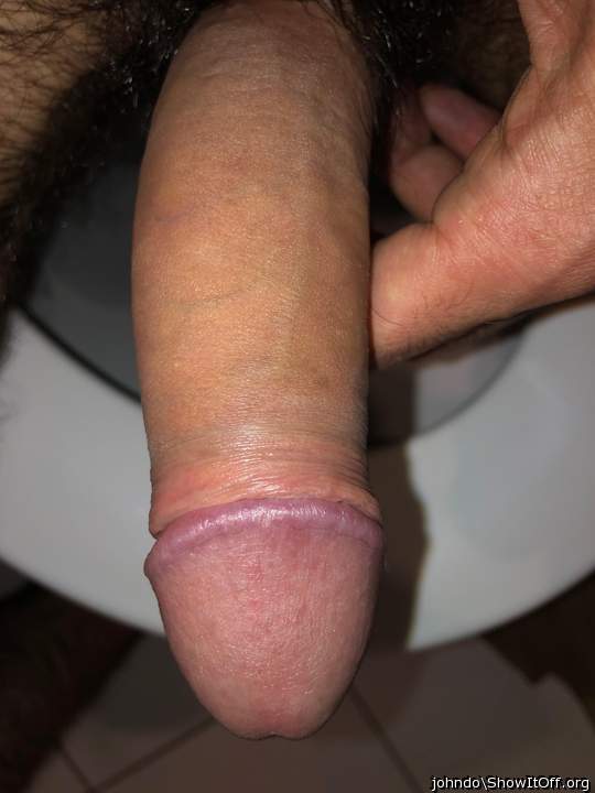 I like this beauty with it's foreskin pulled back. That's a 