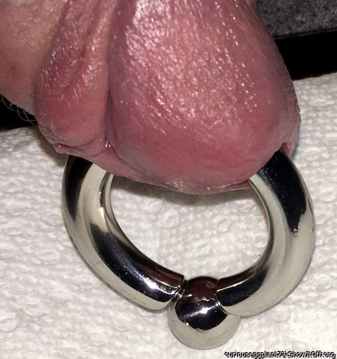 My 1g/7mm x 1" Screwball ring PA