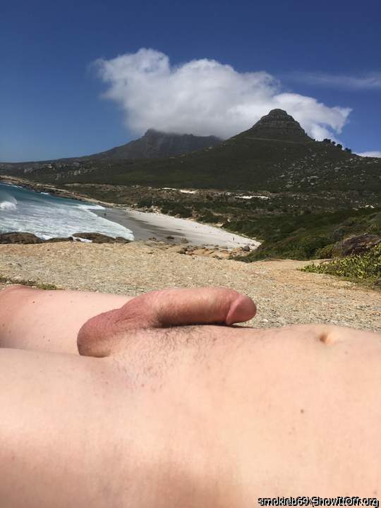 naked at the beach