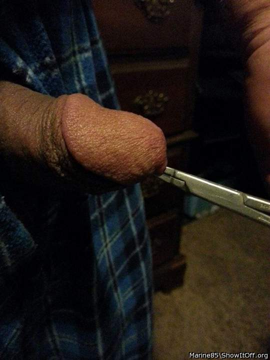 Clamped for second cut