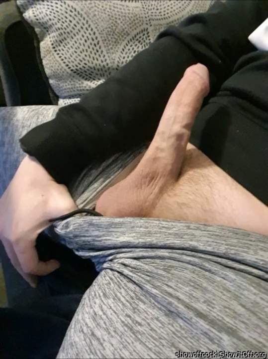 Your dick looks very hard pointing straight up at you!    