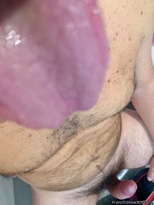 Kiss me and let me suck your tongue