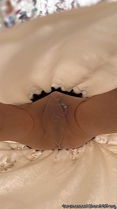 ストッキング生穿き