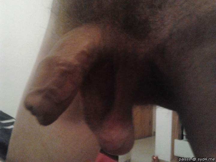 Balls hanging lovingly in there