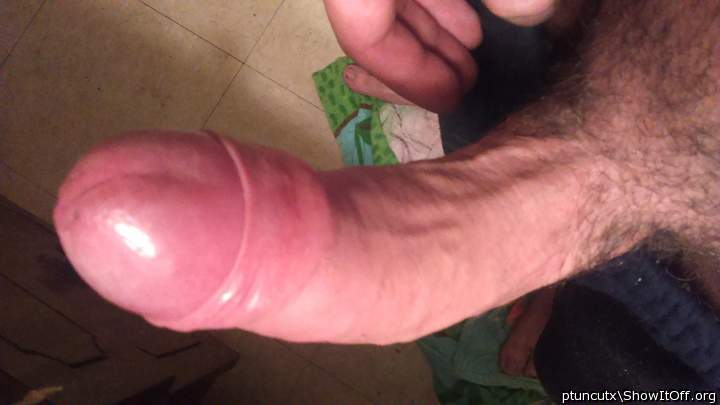 Beautiful in that nasty foreskin tube!!!   
