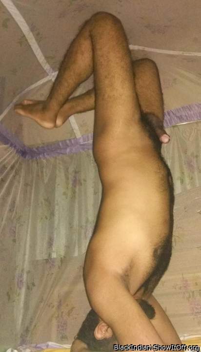 Naked yoga