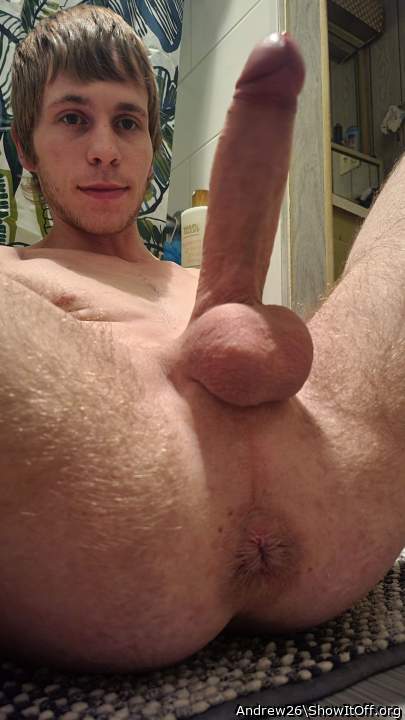 Waht a great picture! Your cock is so big and hard and those