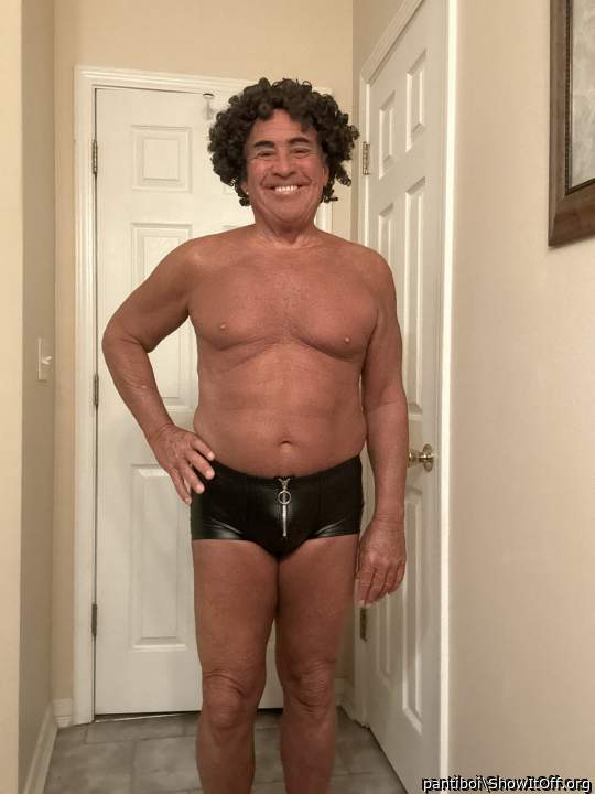 black leather shorts, maybe someone like it