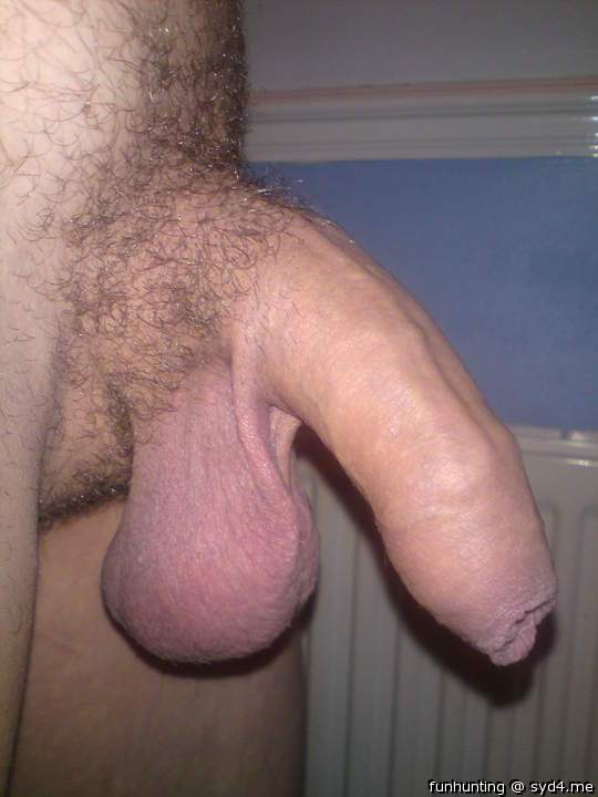 FABULOUS UNCUT DICK and HOT BALLS, GREAT CLOSE-UP VIEW    