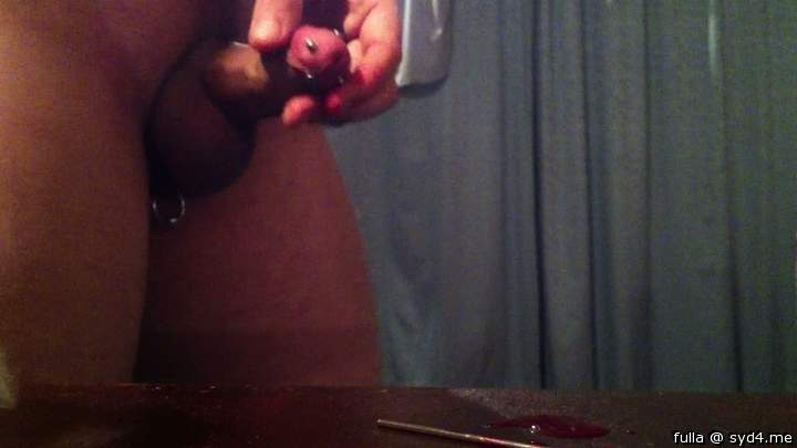 piercing my cock - ampallang