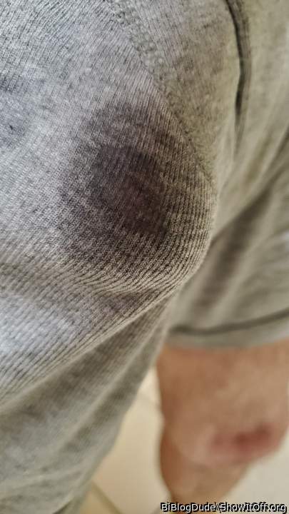 If I'm Not careful I'll soak  through my pants too!