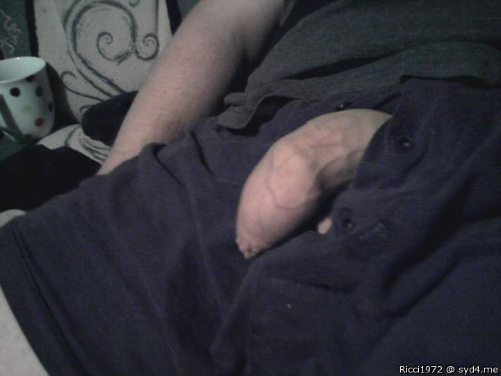 My semi hard Cock