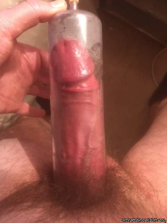 Pumping my meat