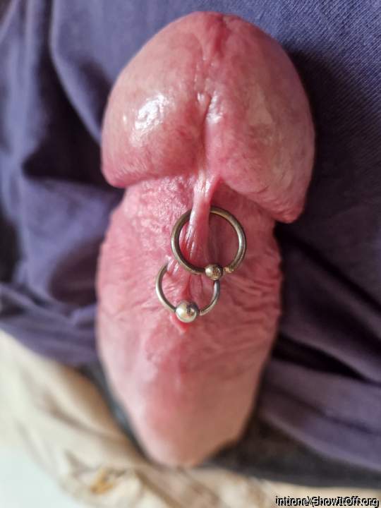 Yummy nice cock, luv the piercings yummy &#129766;&#128139;&