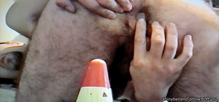 Old VHS Tape Pushing Ice Cubes Into My Bum Hole