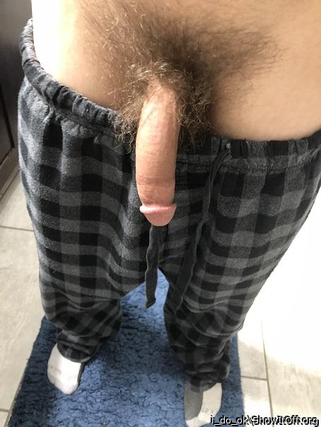 Wow, big long hairy cock, love it! 